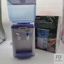 Jocca Wasserspender mit 7 Liter Tank, Kühlsystem 10-15°C, BPA-frei, Weiß-Lila