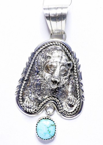 Sterling echt navajo talisman - sterling,
