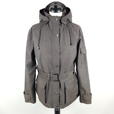 Wellensteyn Jacke Barbados Damen M Grau Gürtel Übergangsjacke