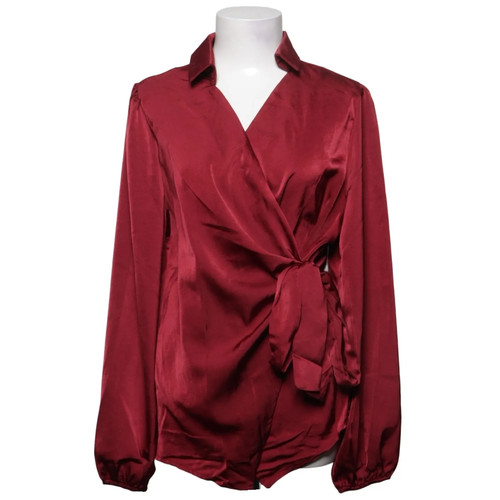 Wickelbluse größe rot - wickelbluse,, xl,