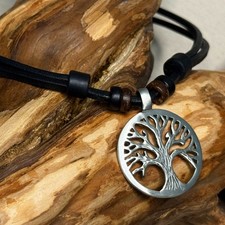 Lederkette Surferkette Tree of