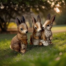 Hasenfamilie – handbemalte