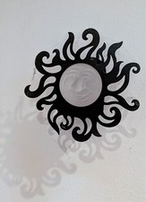 PartyLite Wand Kerzenhalter schwarz Metall Sonne Votivkerzen Teelichter Party 