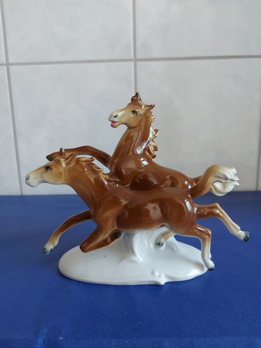 Graefenthal porzellan pferde - porzellan,