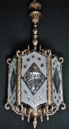 Handgeschliffen glas satinert - glas,