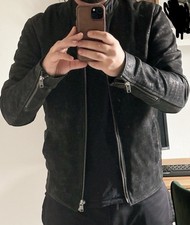 Tigha Lederjacke Herren In Schwarz Gr. L / Neu / Limited Edition Lederjacke