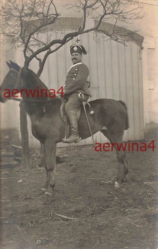 Fotokarte husar des - 1.wk,