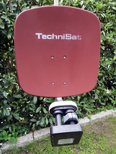 4 Teilnehmer Sat-Anlage Astra Hotbird  TechniSat DigiDish 45R + MBQ