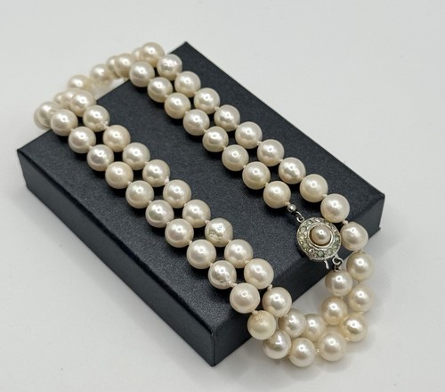 Echte perlenkette 835 silber - 835,
