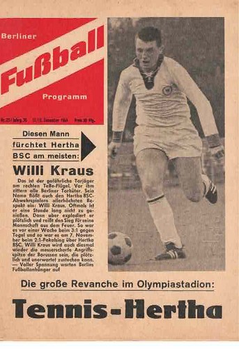 Fussball programmheft 65 66 - , 65/66