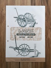 Typenblatt Prospekt LANZ Kartoffelroder LK 20 LK 30 | Rarität aus 1950er Jahren