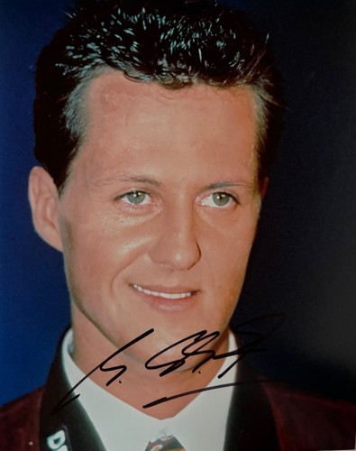Michael schumacher autogramm - -,