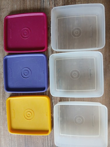 Tupperware 3er set - tupperware, kunterbunt
