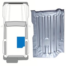 Boden-Reparaturblech für Suzuki Samurai 1981- / Rechts