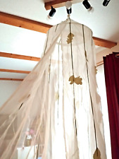 IKEA BALDACHIN HIMMELCHEN MOSKITOSCHUTZ MIT BLÄTTERN UND ÖFFNUNG