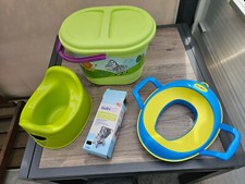 Windeleimer 5€ , neu; Töpfchen u. Toilettenaufsatz v. „SauBär“ Kindewagenabdeckg