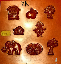 Gips Bilder Gieß Bilder Harz Resin Silikonform Weihnacht Rohling Vintage 16 Fig