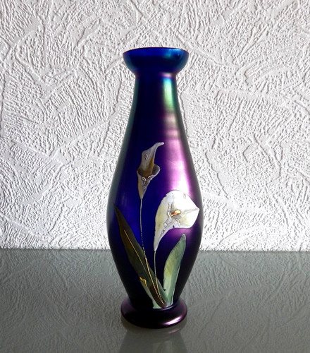Glasvase mit blumen - mit,