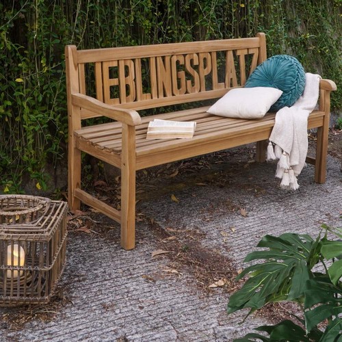Massive teak sitzbank - massive,