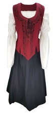 Mittelalter Kleid Rock Mieder