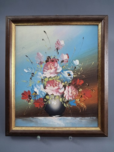 Altes ölbild blumenmotiv - altes,
