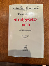 Thomas Fischer Strafgesetzbuch (StGB), 70. Auflage 2023, Strafrecht C.H.Beck