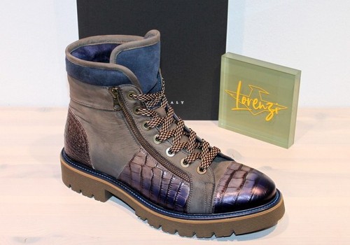 Lorenzi leder boots - leder-boots, lammfell