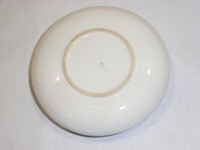 Hedwig Bollhagen Butterdose Käse Dose rund ohne Oberteil weiß blau Keramik