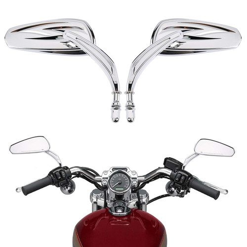 Chrom motorrad rückspiegel - chrom,