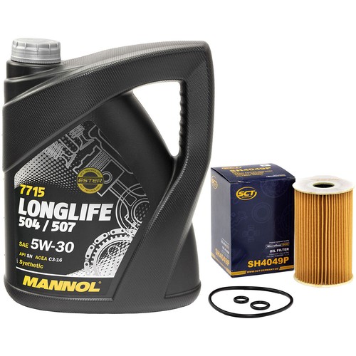 Motoröl set 5w30 liter - 5, +
