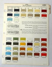1966 - 1971 OPEL DUPONT COLOR