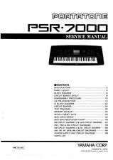Service Manual-Anleitung für Yamaha PSR-7000 
