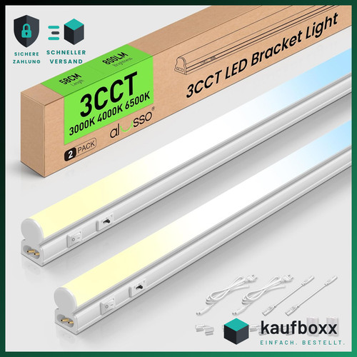 Led röhre 60cm 2er - led, set