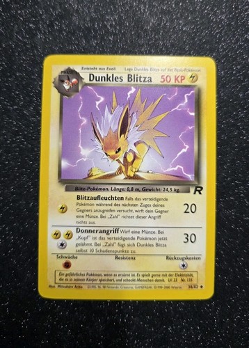 Pokemon karte dunkles blitza - pokemon,