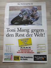 Der Nürburgring 1988, Toni Mang gegen des Rest der Welt, Poster 86 cm x 59 cm