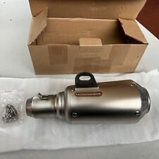 KKmoon 38-51 mm Universal Motorrad Auspuff Endschalldäpfer 