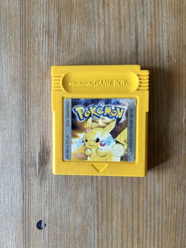 Pokemon gelbe edition gameboy - pokemon,