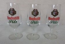 Hochstift Pils 3 Stück Bierglas altes Tulpen Bier Glas aus Sammelauflösung