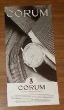 Seltene Werbung vintage CORUM