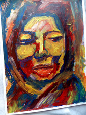 Malerei auf papier frau - malerei,