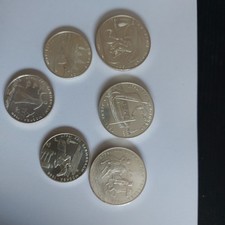 Silberrubel Russland 3x10