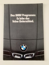 Prospekt Das BMW Programm 1/80 1980 E21 3er E12 5er E23 7er E24 6er E26 M1 