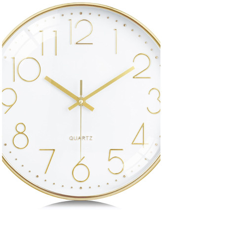 Ziffern wanduhr gold 30cm - ziffern,