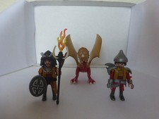 Playmobil 5479 - 2x Ritter + 1x Drachen aus Asia Burg - Drache Figur Ritter