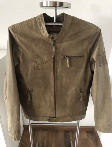 Leder jacke unikat volks - leder,