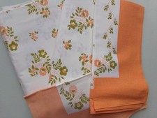 Bettwäsche Baumwolle 4-teilig 70er Jahre