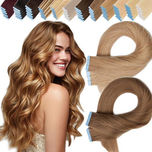 Tape on hair extensions - /,