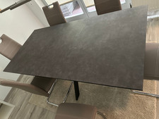 Esstisch Esseckentisch ausziehbar anthrazit rechteckig stabil modern wie NEU 1A