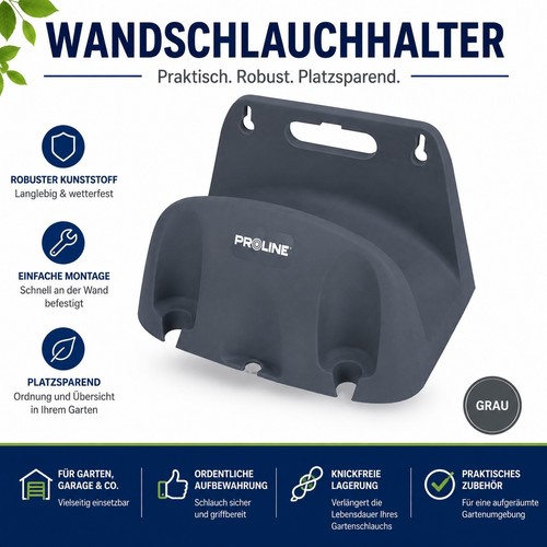 Wandschlauchhalter kunststoff - wandschlauchhalter,