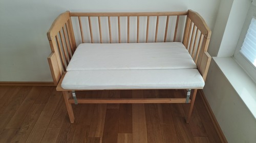 Beistellbett aus echtholz - beistellbett,